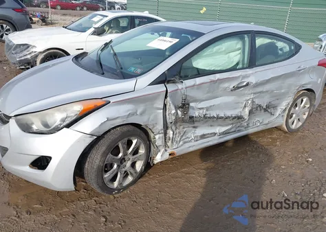 2013 Hyundai Elantra Limited from USA, damaged, VIN KMHDH4AE2DU504930